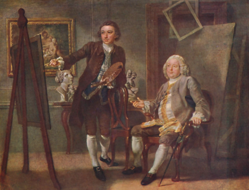 Robert Walpole, primer conde de Orford Kg en el estudio de Francis Hayman Ra Circa 1748-1750